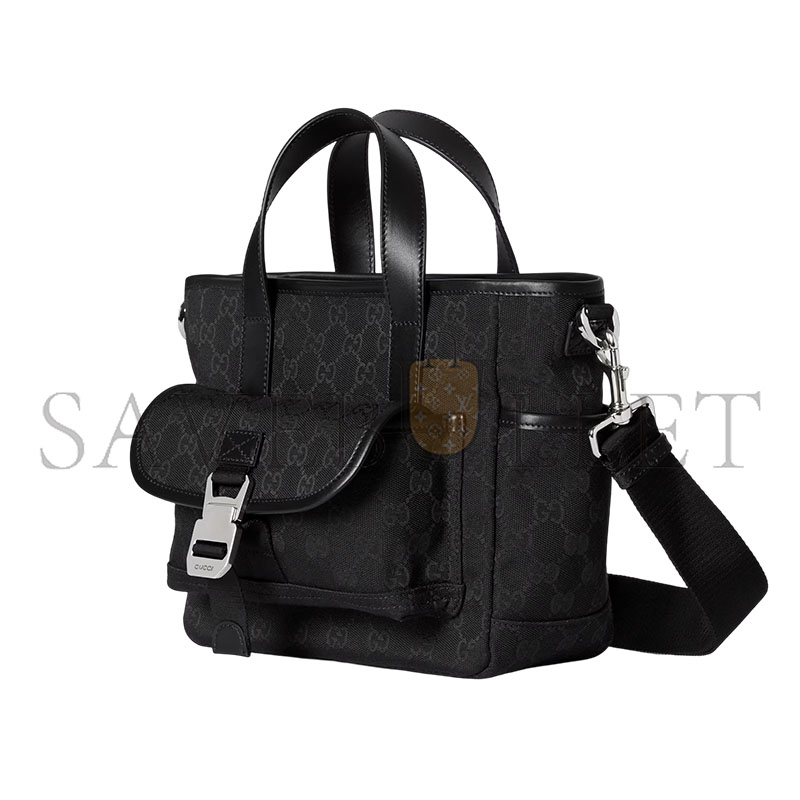 Gvc*1 GG CANVAS SMALL TOTE BAG 854743 (23*21*11cm)